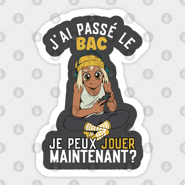 Bachelière Humour Gameuse , Humour Geek - Cadeau Bachelre Gameuse Drle